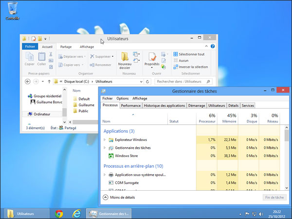 New Windows 8 interface and its Office 2013 counterpart