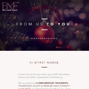 BMF Christmas gifts