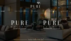 Pure Interior website development